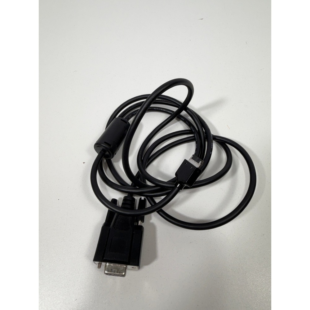 Hirose HRS to DB9 Female Serial Data Cable AWM 2464 28AWG Black Ferrite Bead